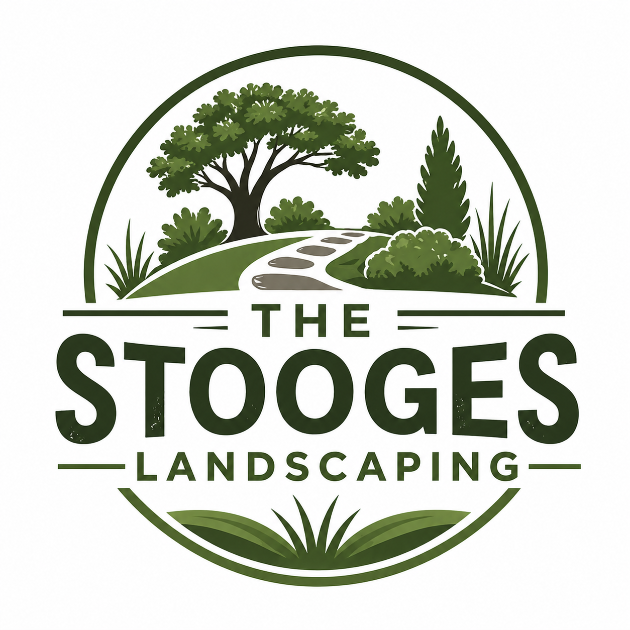 The Stooges Landscaping Logo